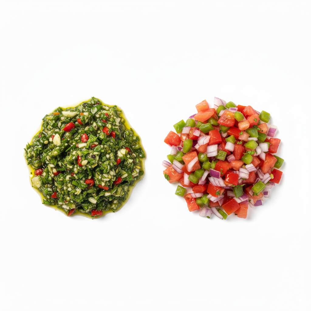 CHIMICHURRI CASERO O SALSA CRIOLLA